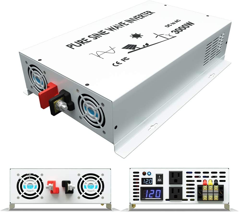 Inverter Pure Sine Wave 60Hz 120V 3000W - Bộ biến tần điện sóng sin