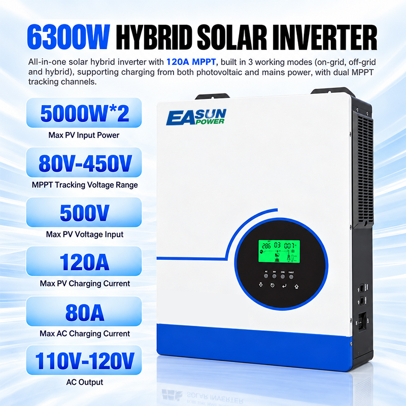 EASUN POWER Hybrid Solar Inver - đánh giá và giá Grid Tie Inverter Limiter 2000W