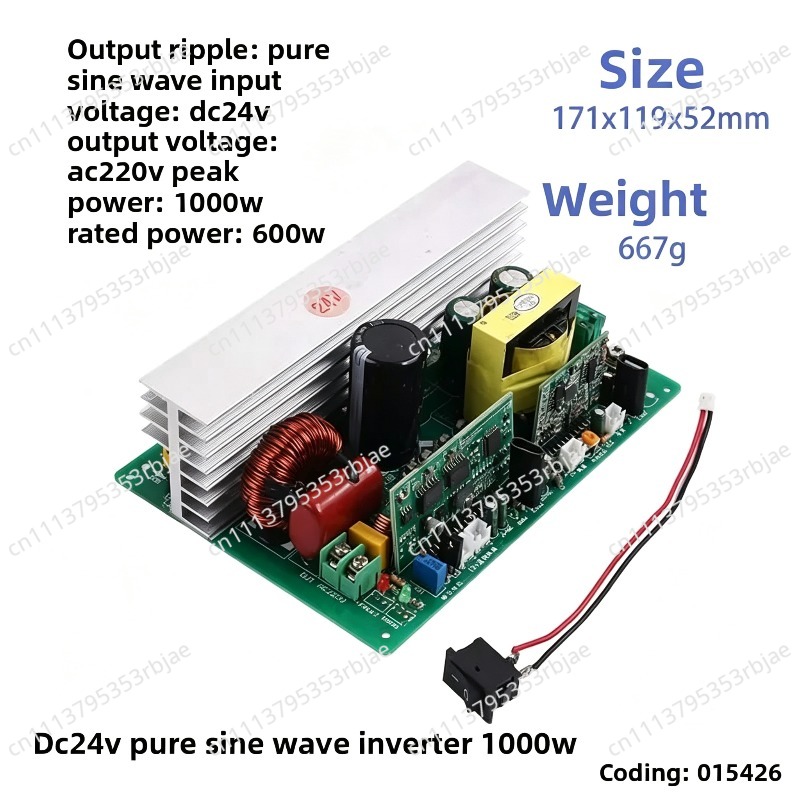 500W/1000W Pure Sine Wave Inve - đánh giá và giá Pure Sine Wave Inverter Board 24V 48V