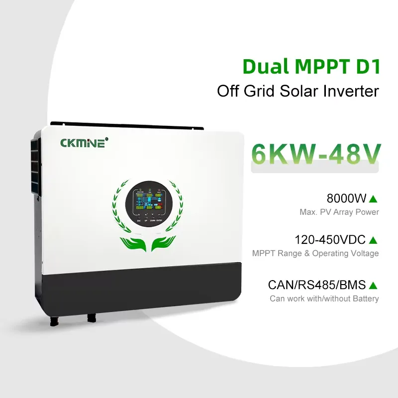Hot Sale Wholesale Dual MPPT S - đánh giá và giá Off Grid Solar Inverter 48V 6000W