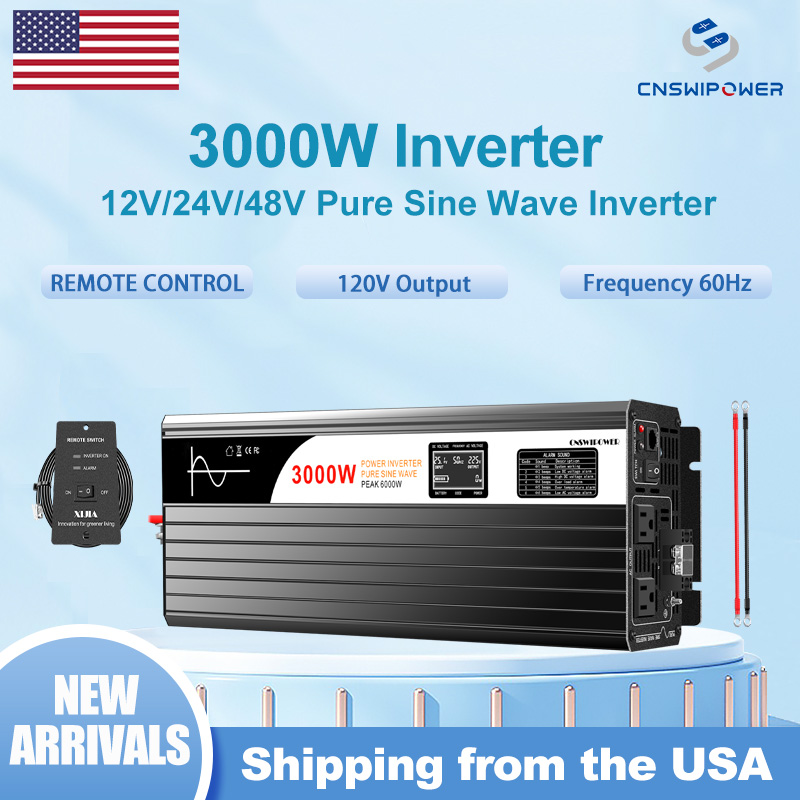 3000W Pure Sine Wave Inverter  - đánh giá và giá Inverter Pure Sine Wave 60Hz 120V 3000W