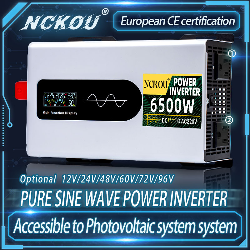 Bộ biến tần 12V 24V 48V 72V sa - đánh giá và giá Pure Sine Wave Inverter 5000W 48V 220V