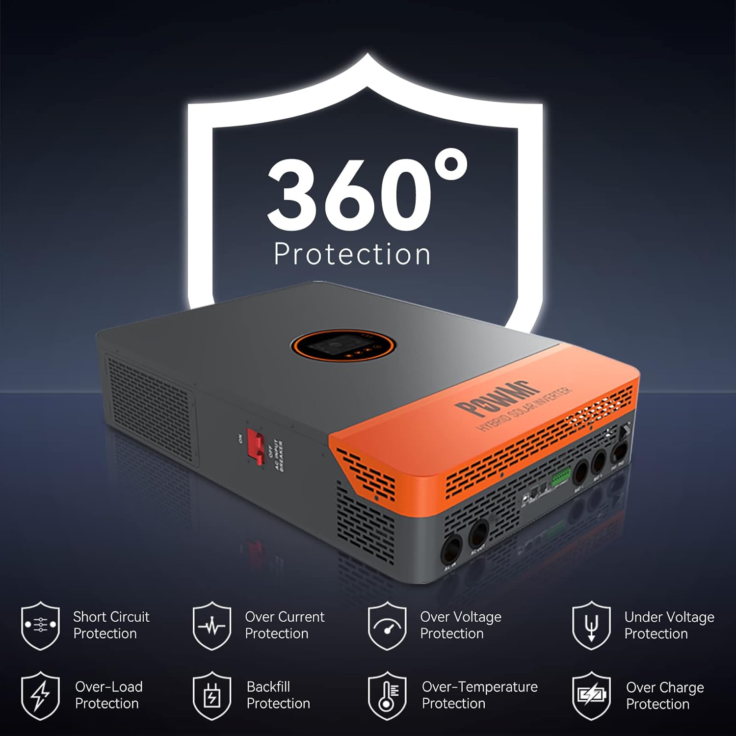 PowMr 10KW Biến tần pha tách 4 - đánh giá và giá Split Phase Inverter 10Kw 110V 220V