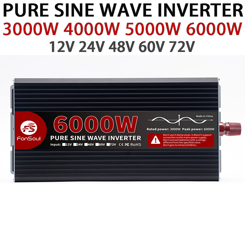 6000W 5000W 4000W 3000W Pure S - đánh giá và giá Pure Sine Wave Inverter 5000W 48V 220V